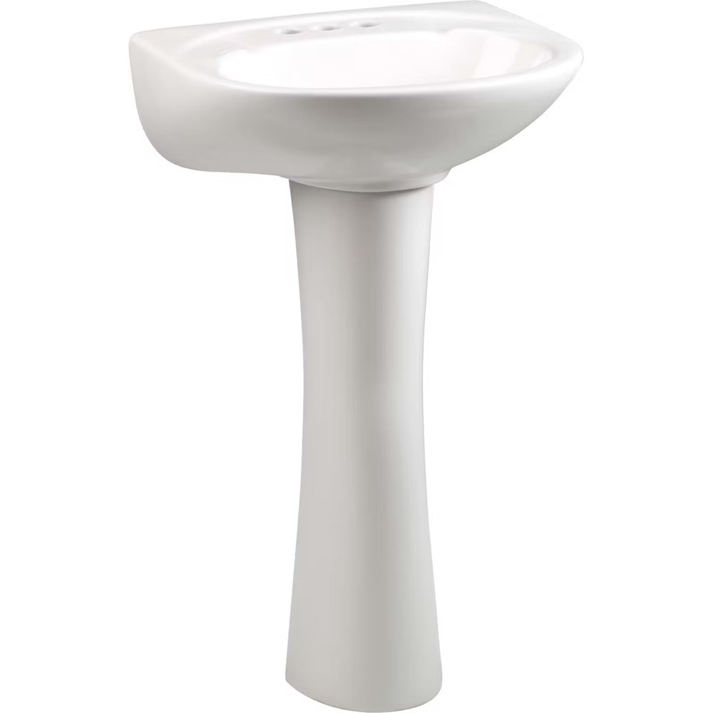 6650 Petite Altima 20" x 18" Pedestal Lavatory 4" Centers